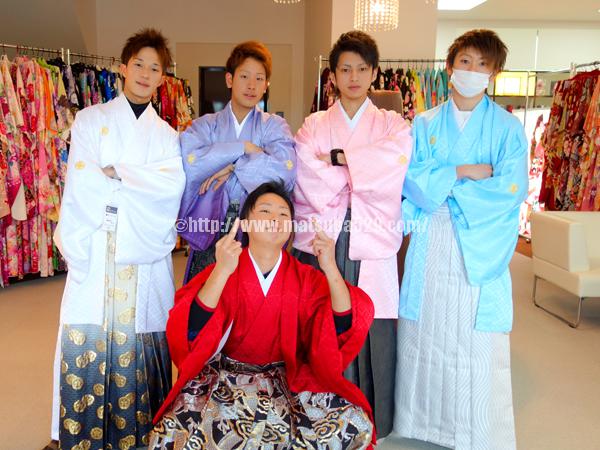成人式レンタル男着物紋付袴