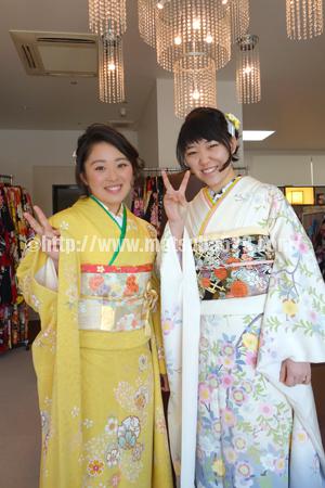 結婚式振袖お着付弘菜里緒