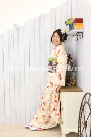 成人式前撮り振袖佐和子1