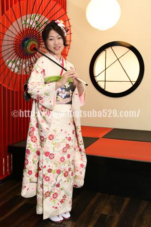 成人式前撮り振袖佐和子2