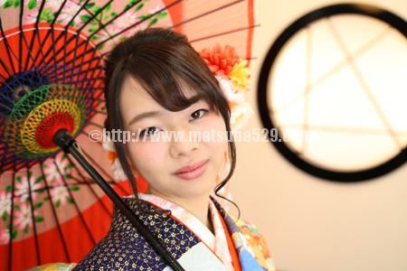 成人式前撮り振袖Maho3