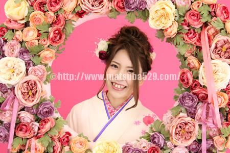 成人式前撮り振袖Chinami1