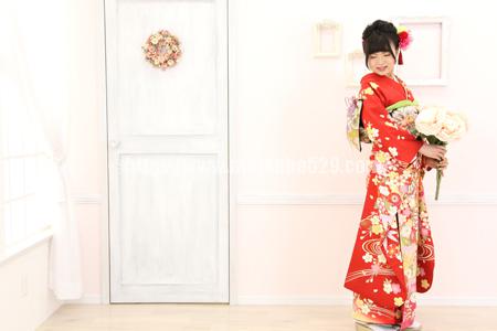 成人式前撮り振袖Natsumi3