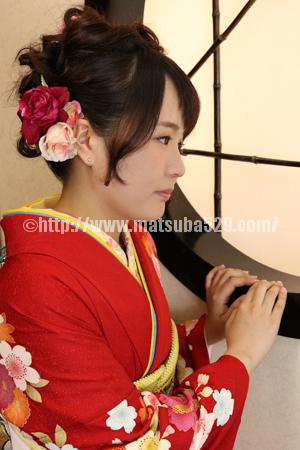 成人式前撮り振袖優花2