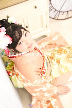 成人式前撮り振袖香月1