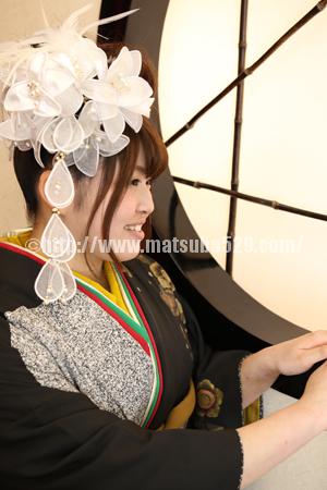 成人式前撮り振袖成美3