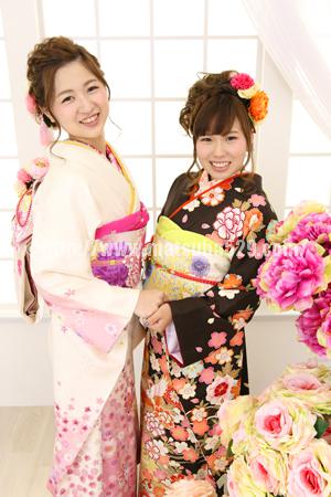 成人式前撮り振袖Miyu&Rui