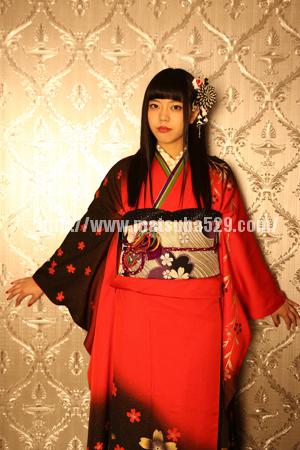 振袖成人式前撮り桜3