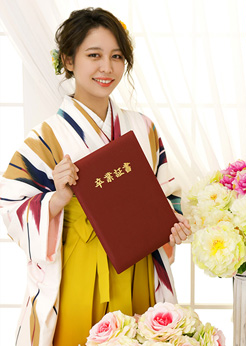 卒業式袴はかま写真例
